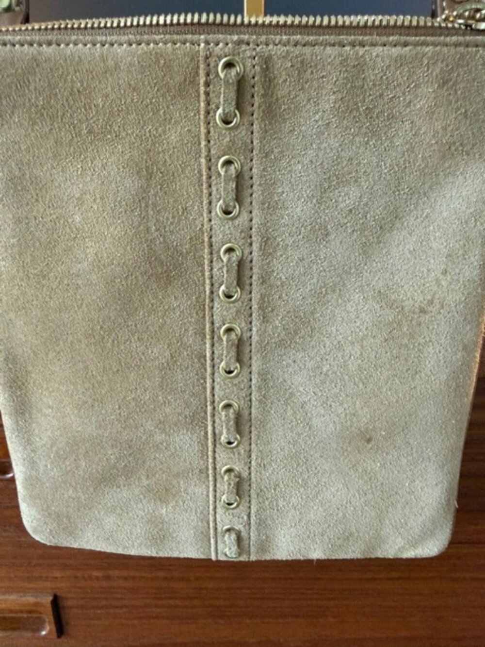Coach Suede Crossbody Bag